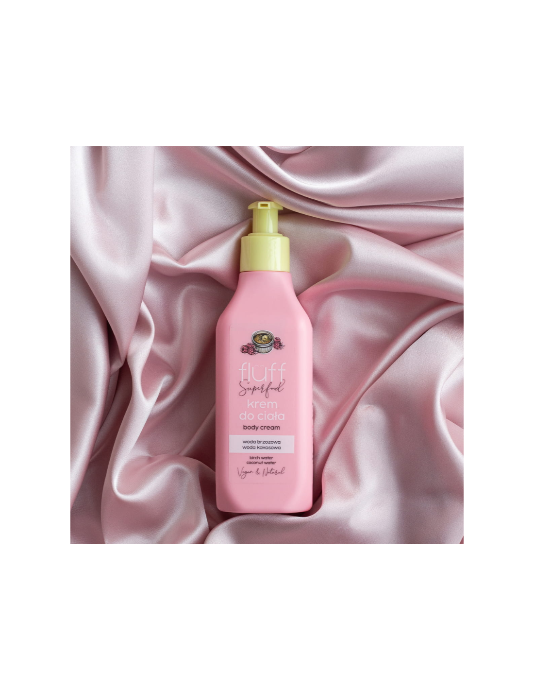 Fluff Body Cream Creme Brulee & Raspberries 200ml