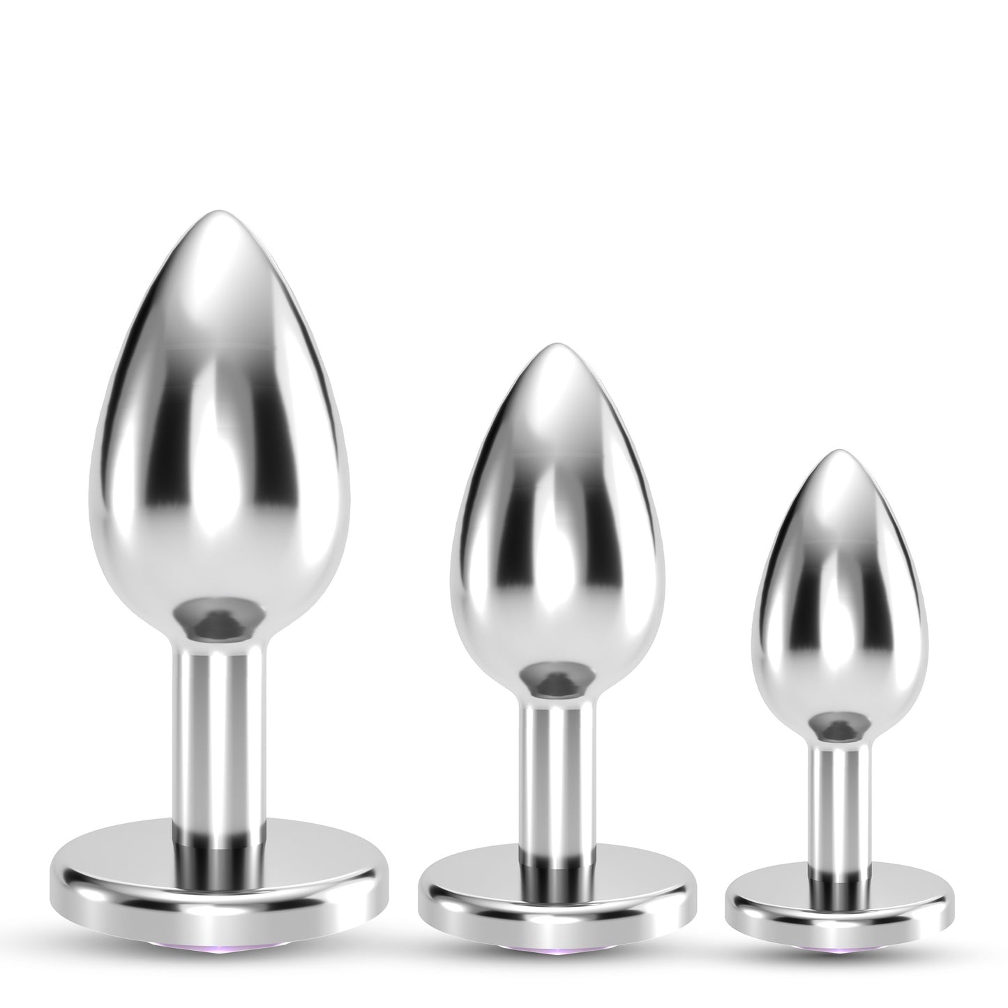 Anal Wedge Set With Gift Separate Cases - Crushious Bijou Anal Training Trio