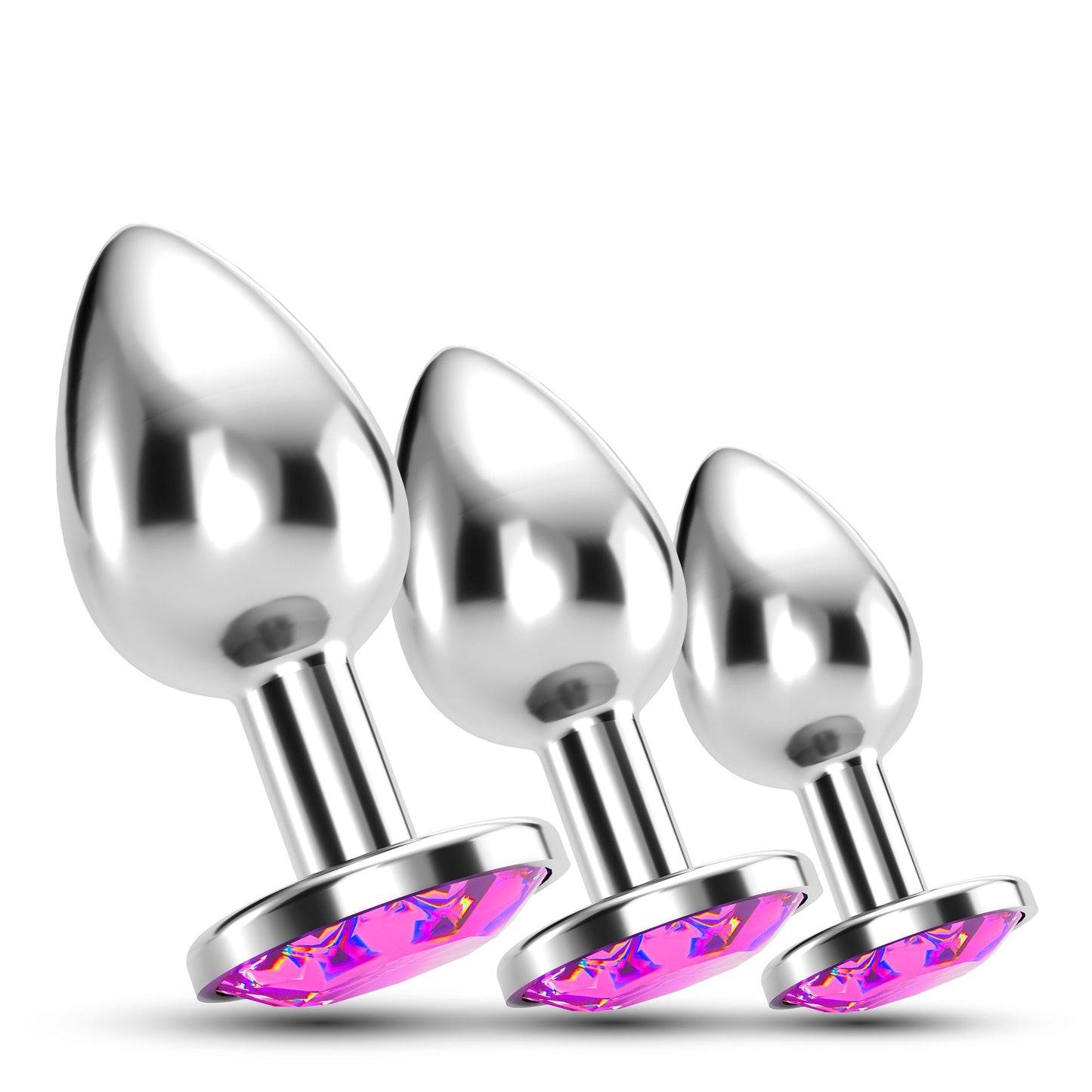 Anal Wedge Set With Gift Separate Cases - Crushious Bijou Anal Training Trio