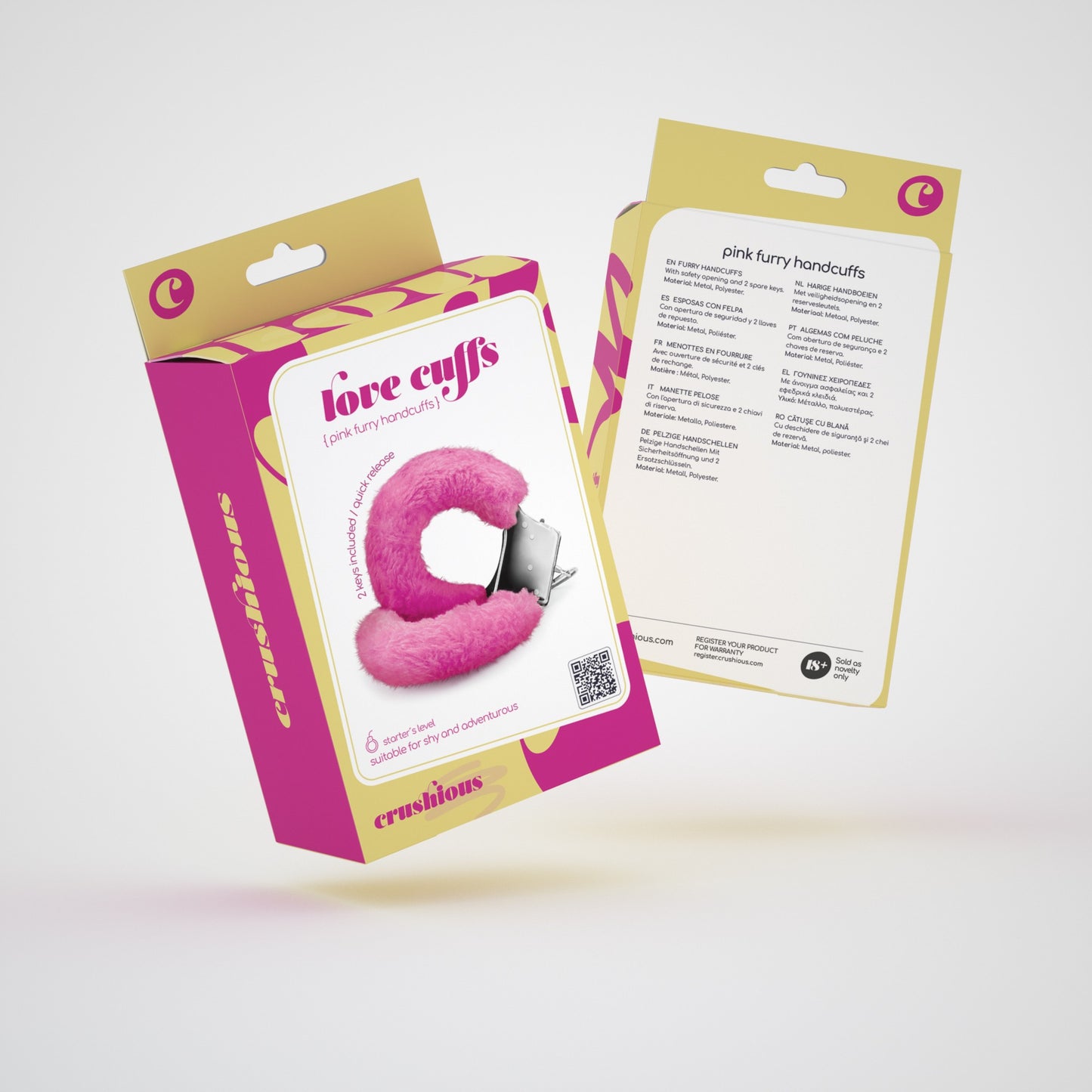 Handcuffs with Fur - Pink
