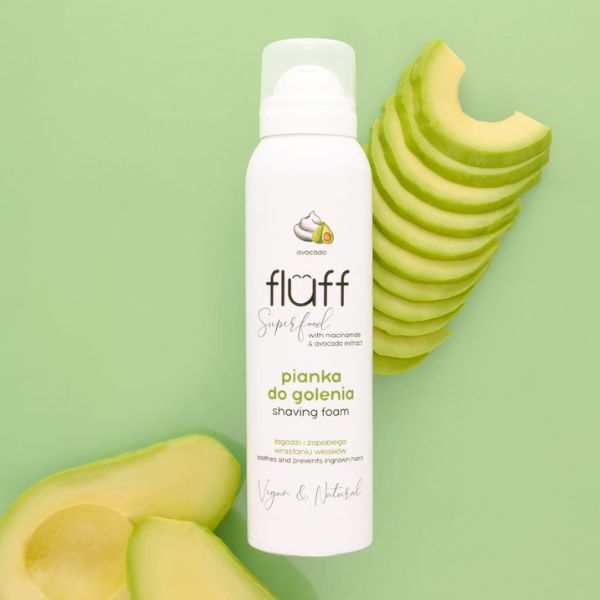 Αφρός Ξυρίσματος - Fluff Shaving foam with niacynamide and avocado extract 150ml