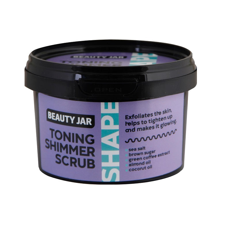 Beauty Jar SHAPE "TONING SHIMMER SCRUB" Shimmer Toning Scrub Against Cellulitis 360gr