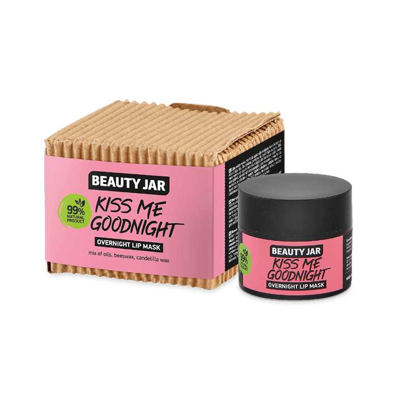 Beauty Jar "KISS ME GOODNIGHT" Night Lip Mask, 15ml