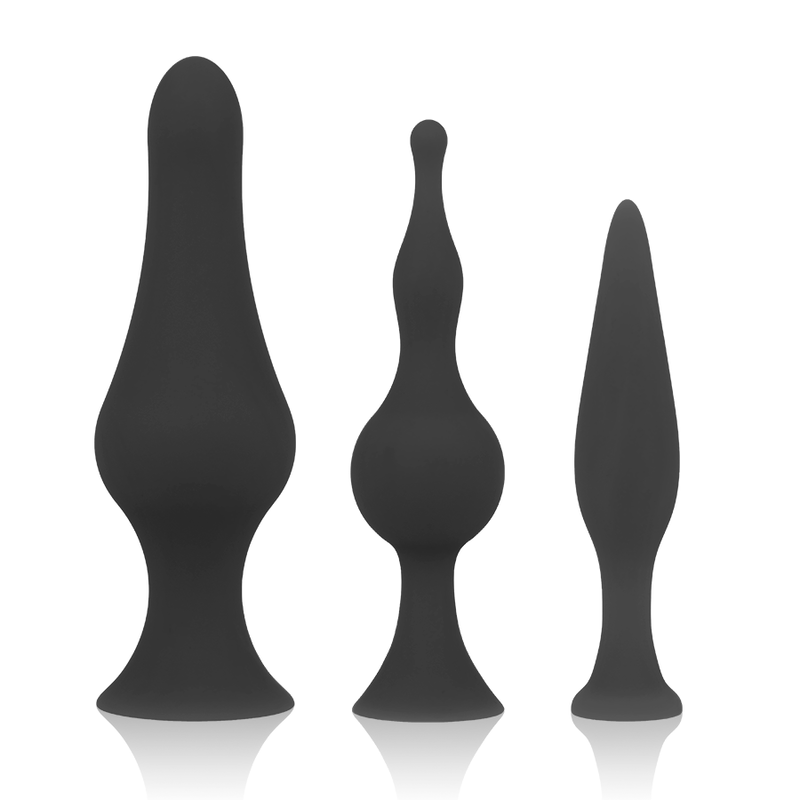 Set of 3 pcs Anal Plugs 10.5 cm - 13.5 cm - Ohmama