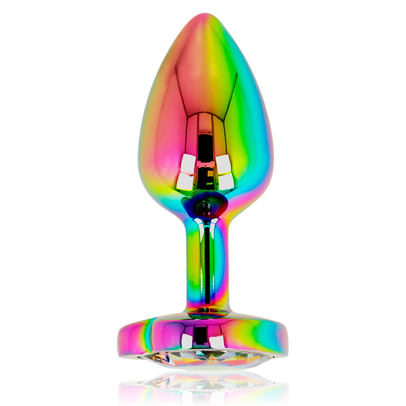 Metal Heart with Diamond Wedge 7cm - Ohmama