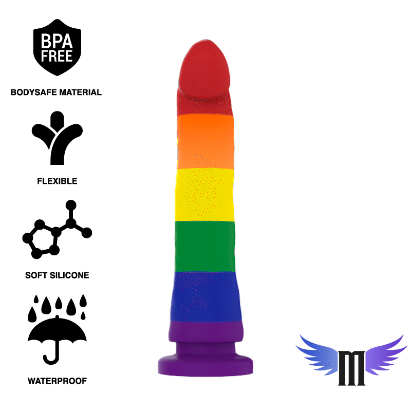 Δονητής Ουράνιο Τόξο 16.5cm - Mythology Devon Pride Dildo