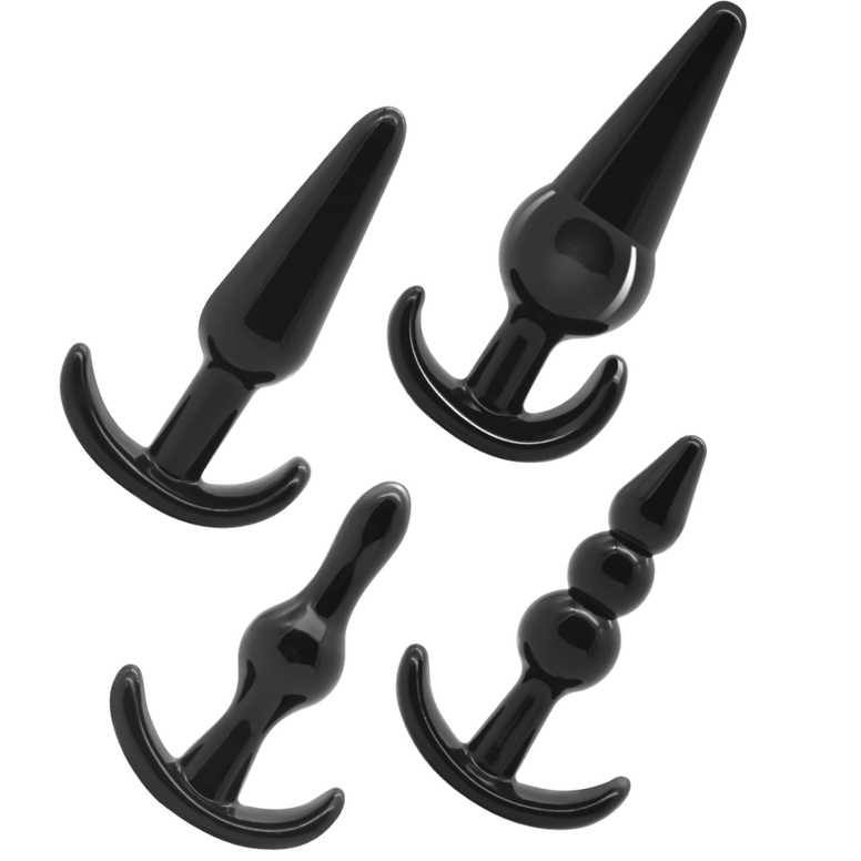 Anal Plugs Set 4pcs - Addicted Toys Anal Plugs