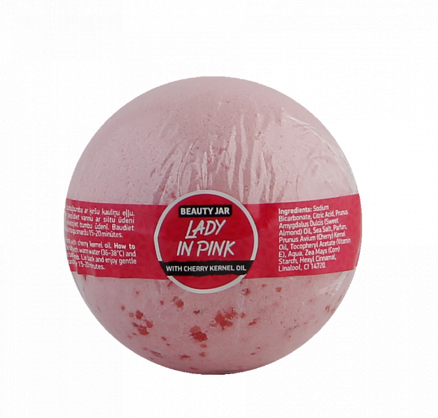 Beauty Jar "LADY IN PINK" bath bomb, 150gr
