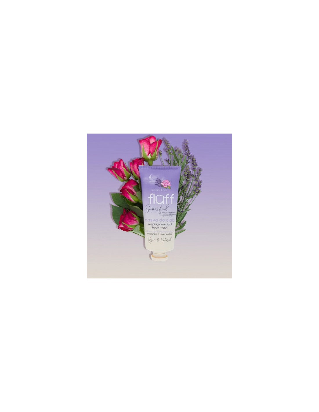 Fluff body mask Lavender &amp; Rose 150ml