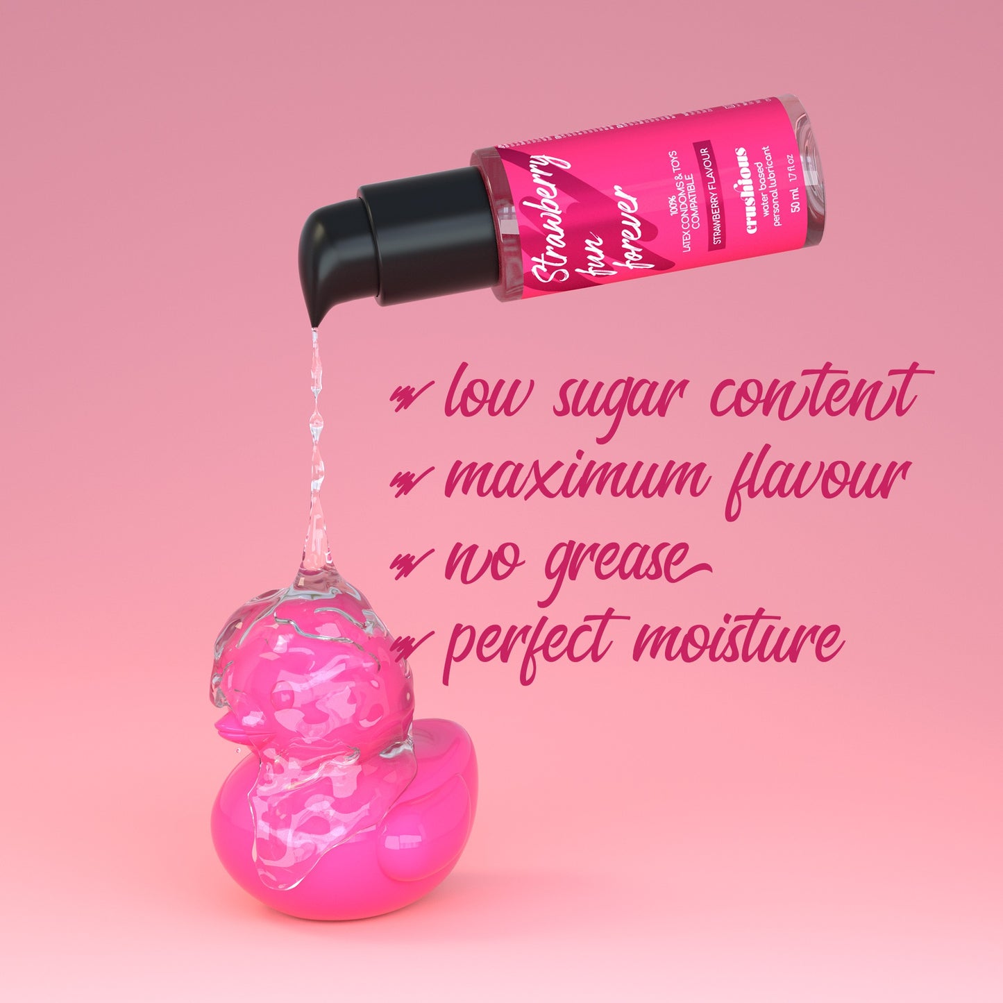 Water Lubricant with Strawberry Flavor - Crushious 50ml