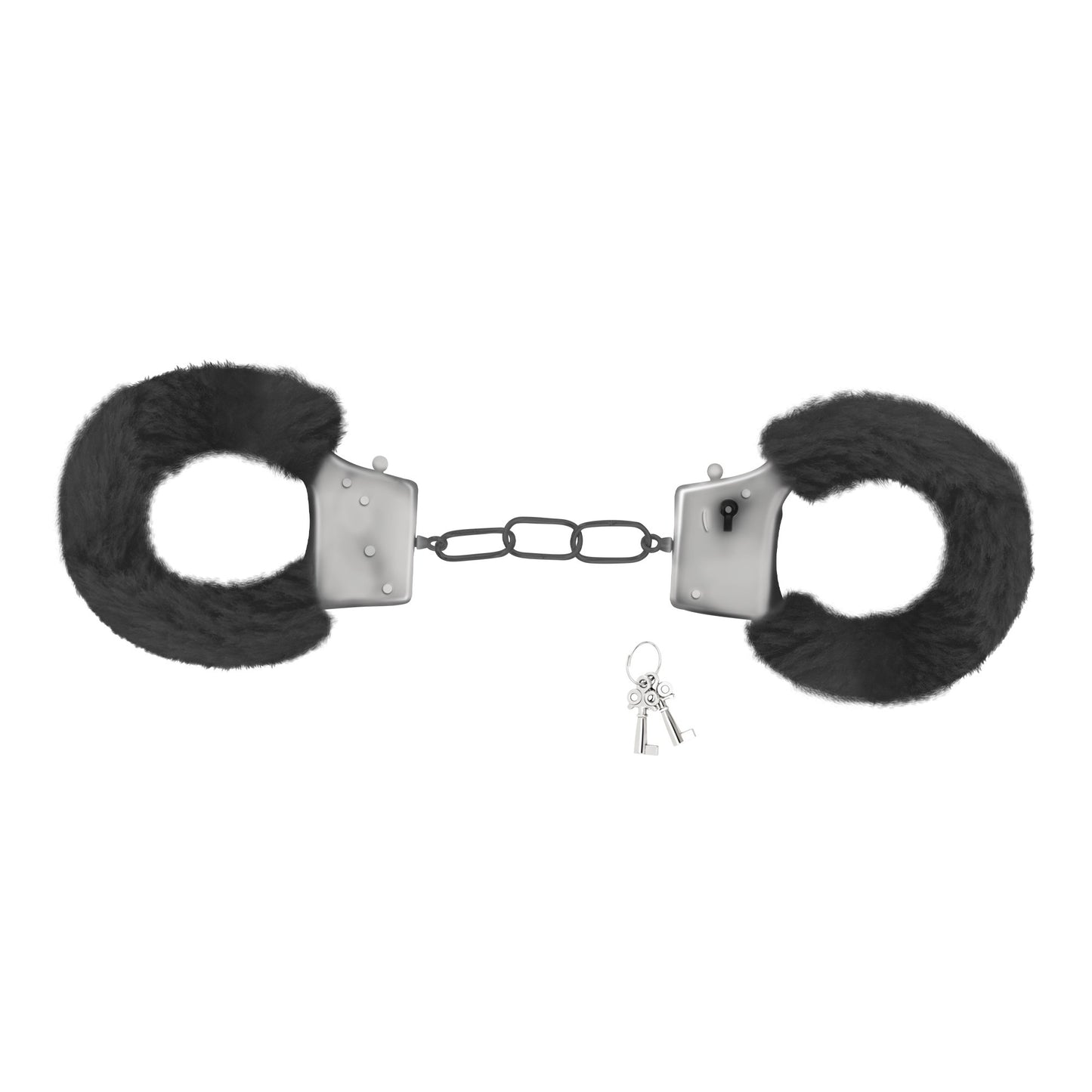 Handcuffs with Fur - Black