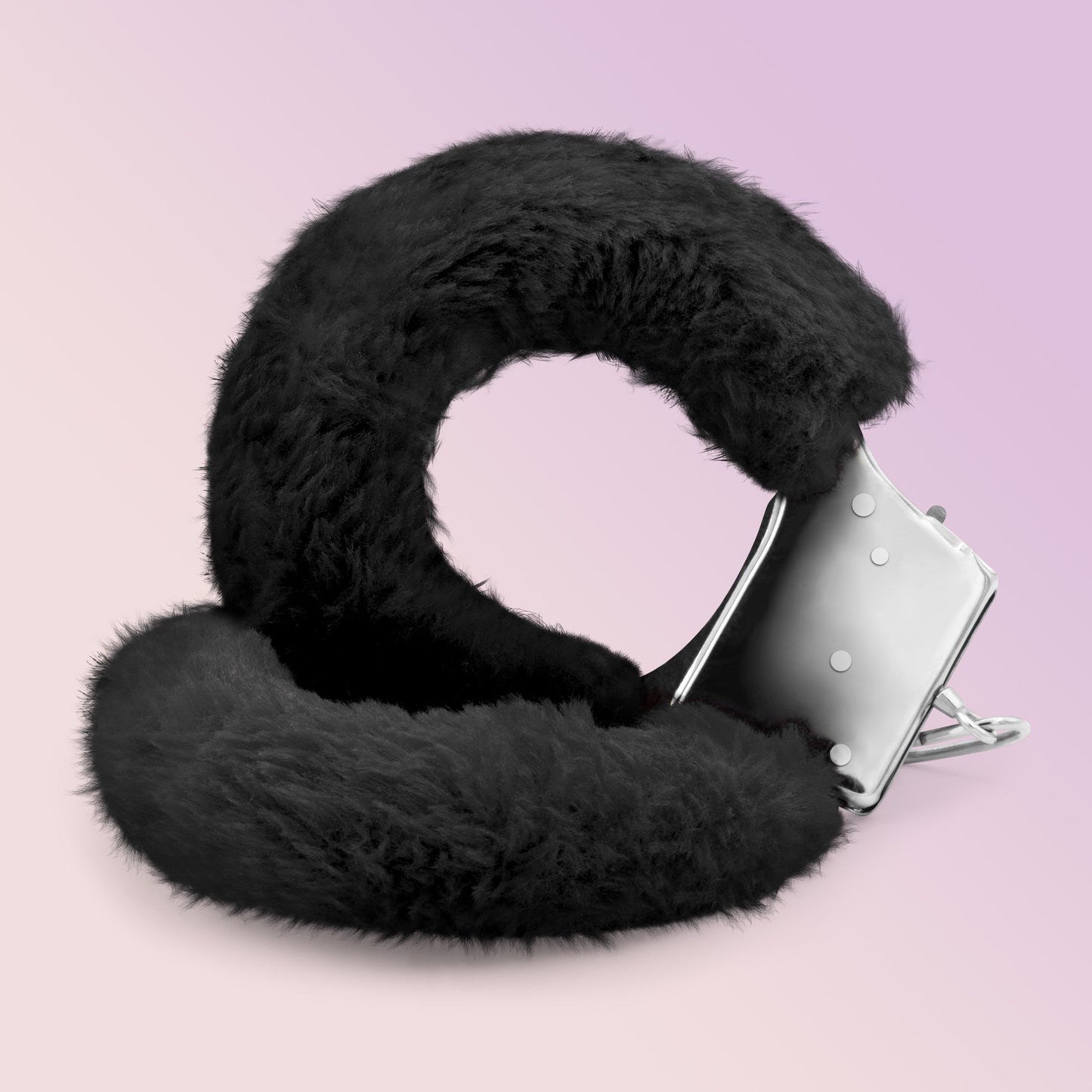 Handcuffs with Fur - Black