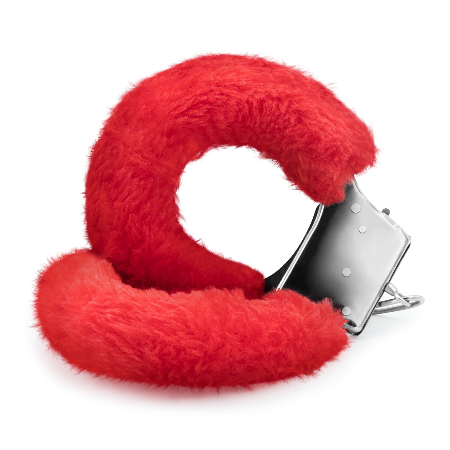 Handcuffs with Fur - Red
