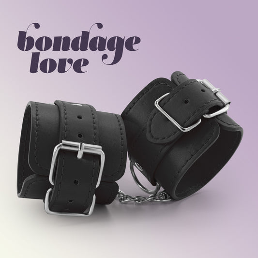 Leather Black Handcuffs