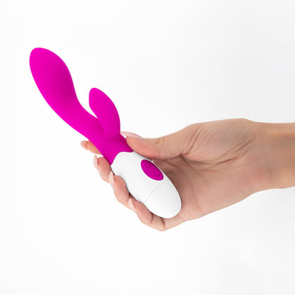 Rabbit Vibrator Set with Lubricant - Crushious Cherie 