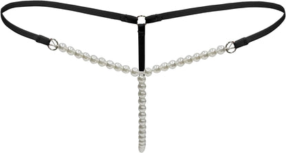 Thong with Pearls