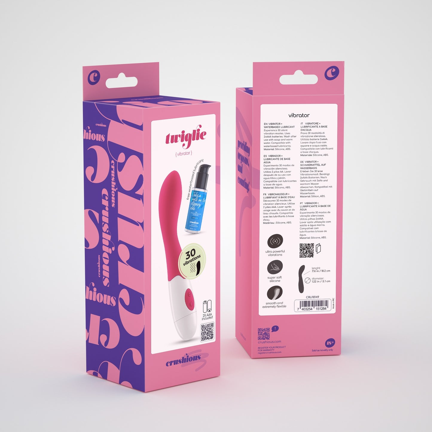 Lube Vibrator - Crushious Twiglie
