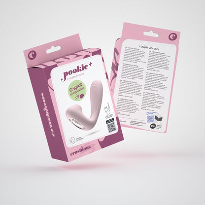 Vibrator for Couples with Remote Control - Crushious Pookie