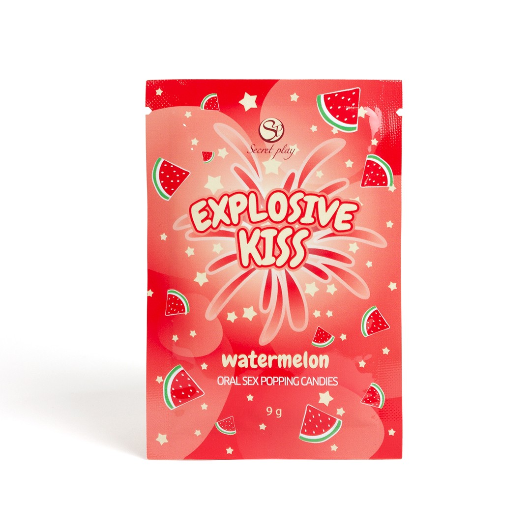 Καραμέλες Έκρηξης Καρπούζι για Στοματικό Σεξ - Secret Play Watermelon Explosive kiss