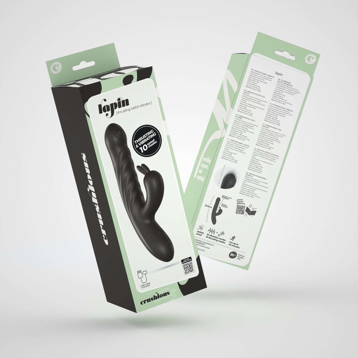 Thrusting Rabbit Vibrator Crushious Lapin