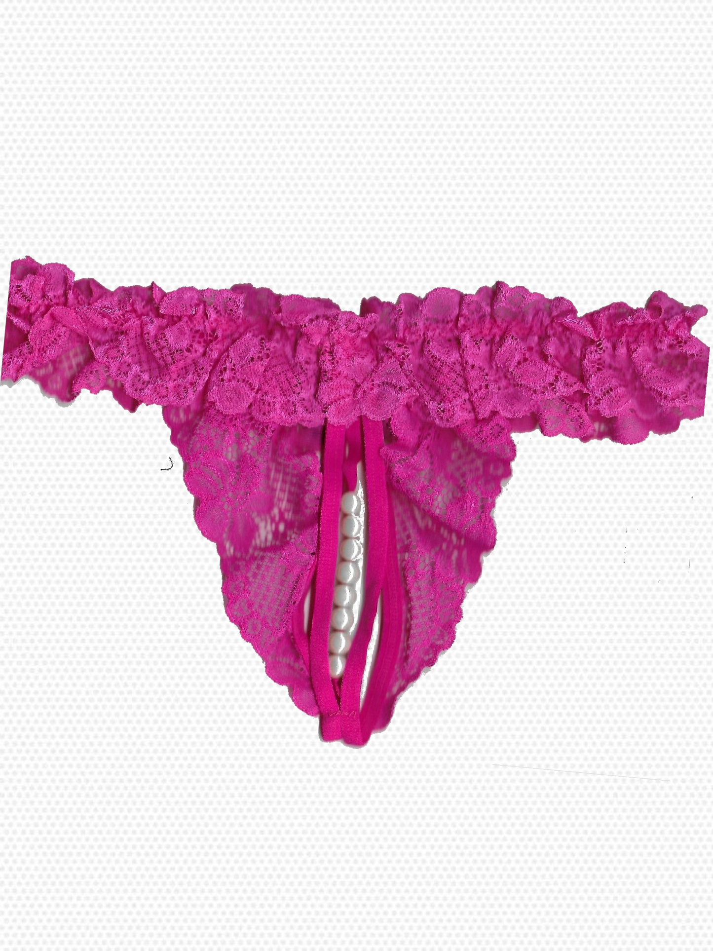 Thong car briefs with pearls