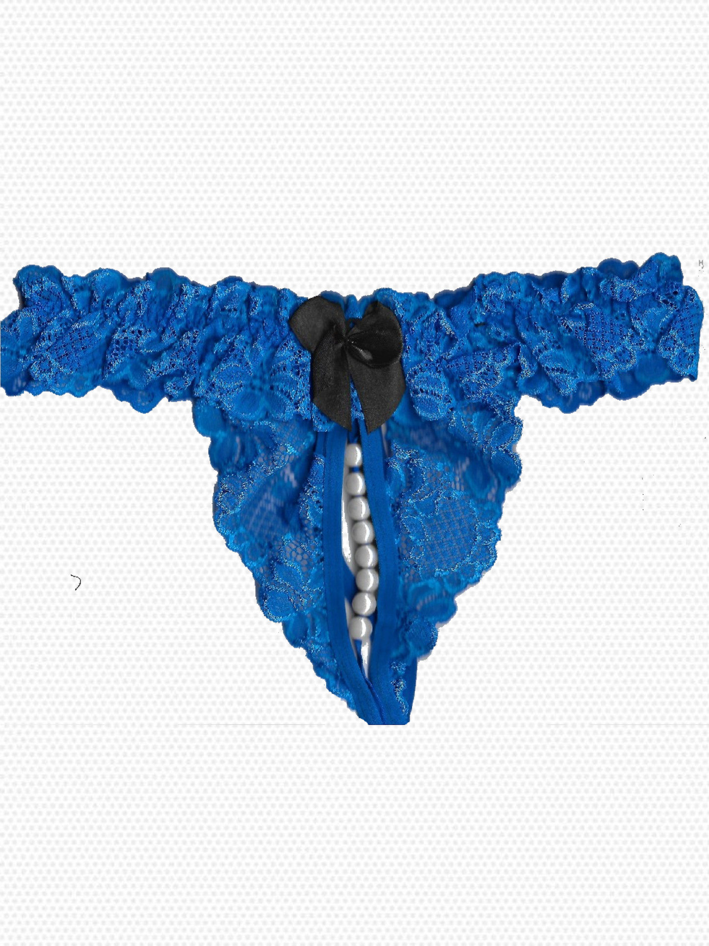 Thong car briefs with pearls