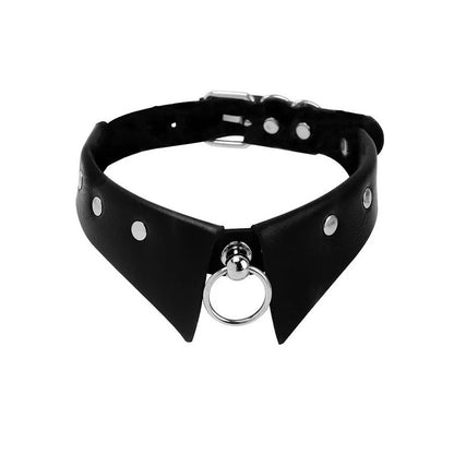 Γιακάς Choker με Δαχτυλίδι κολάρου