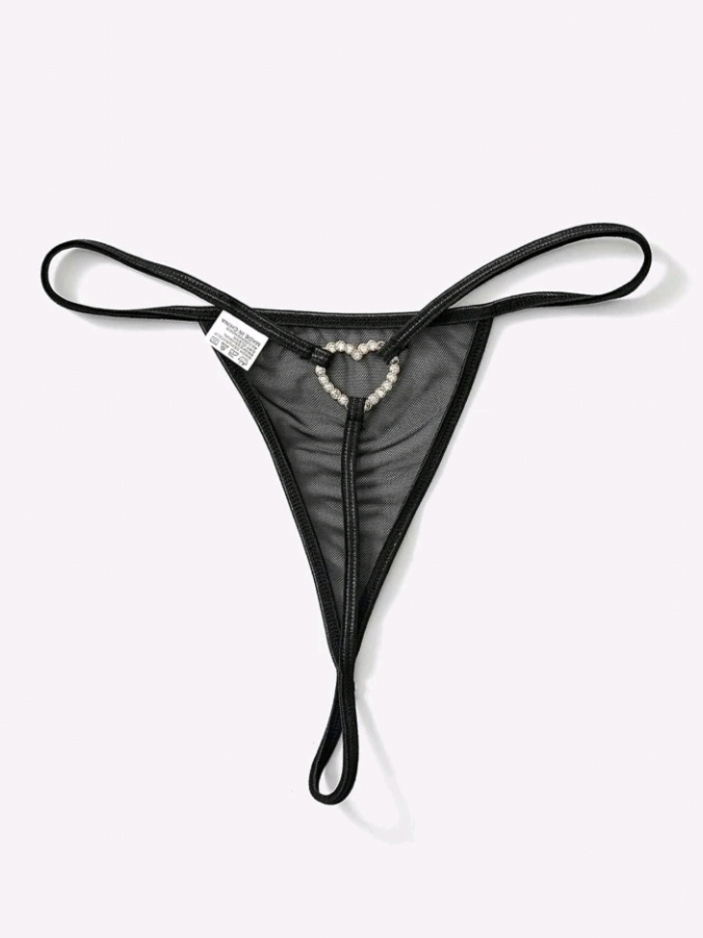 Thong Briefs Heart - Black