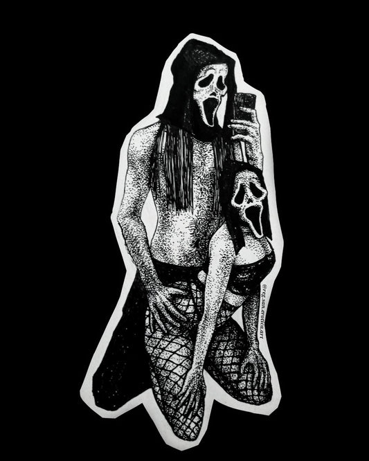Art Sticker 10x7.5 - SCREAM