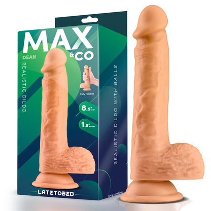 Realistic Penis with Testicles MAX &amp; CO DEAN Dildo