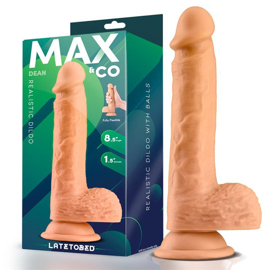 Realistic Penis with Testicles MAX &amp; CO DEAN Dildo