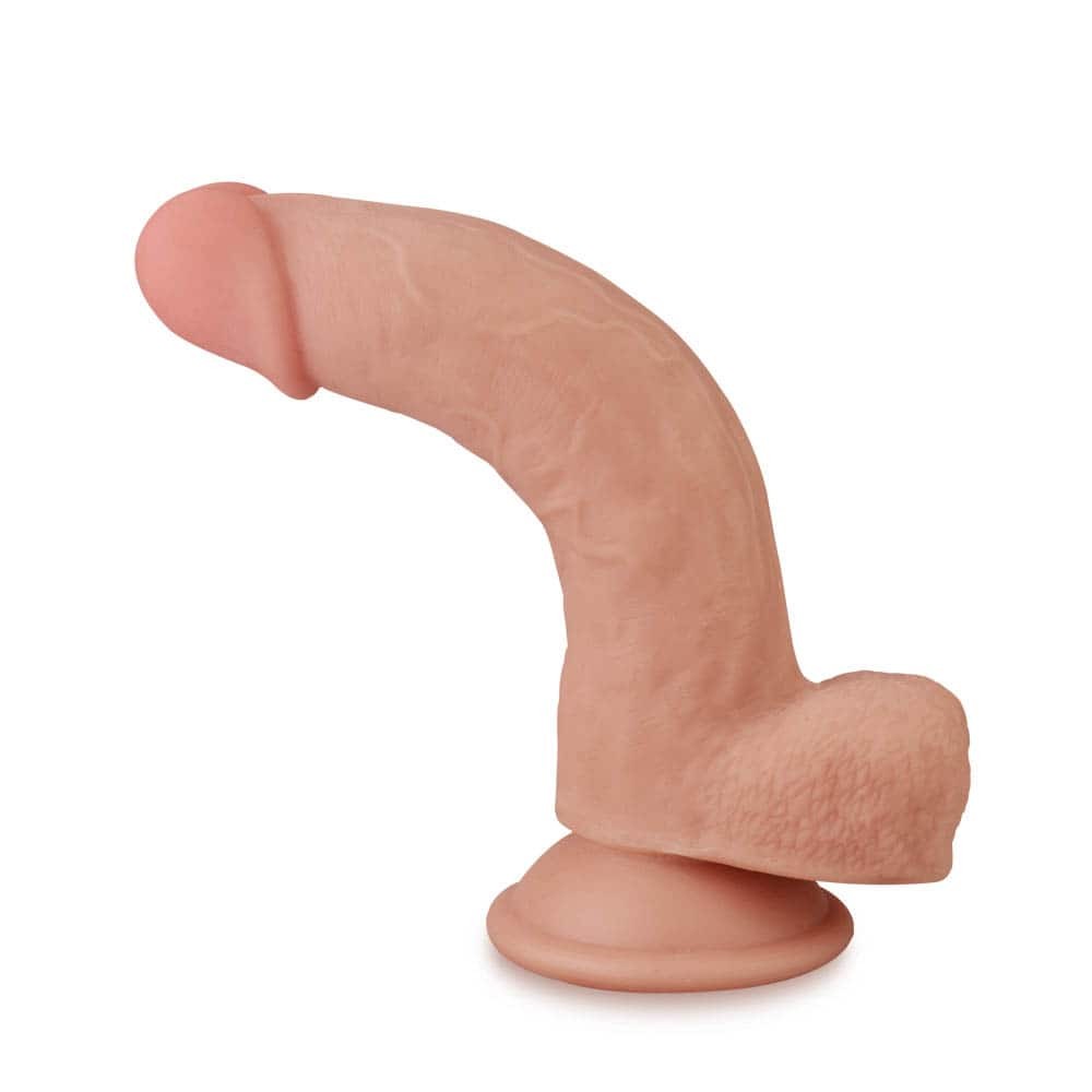 Realistic Penis with Sliding Leather 20.3cm