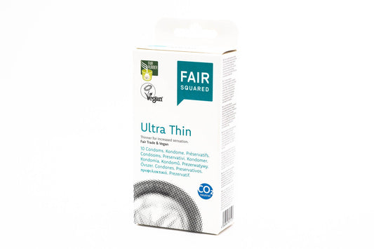 Vegan Λεπτά Προφυλακτικά Συσκευασία 10τμχ - Fair Squared Ultra Thin
