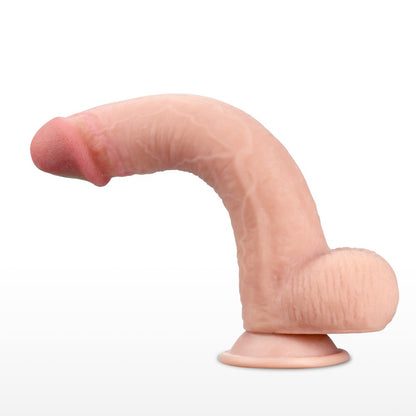 Realistic Penis with Sliding Leather 23cm - XL Dildo