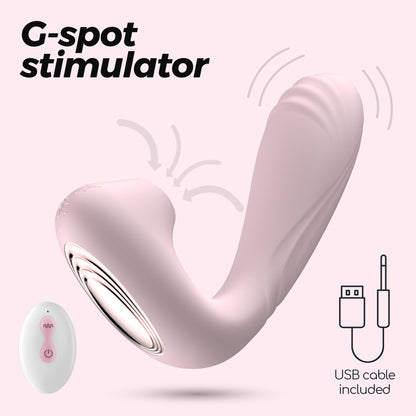 Vibrator for Couples with Remote Control - Crushious Pookie