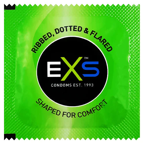 Condom Treats - Προφυλακτικά με Ραβδώσεις 4τμχ EXS Extreme 3 in 1