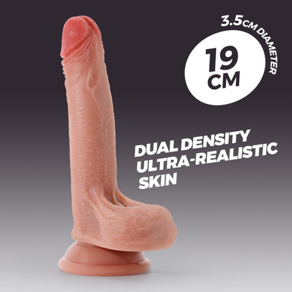 Realistic Silicone Dummy 19cm - Crushious Inviktus dildo
