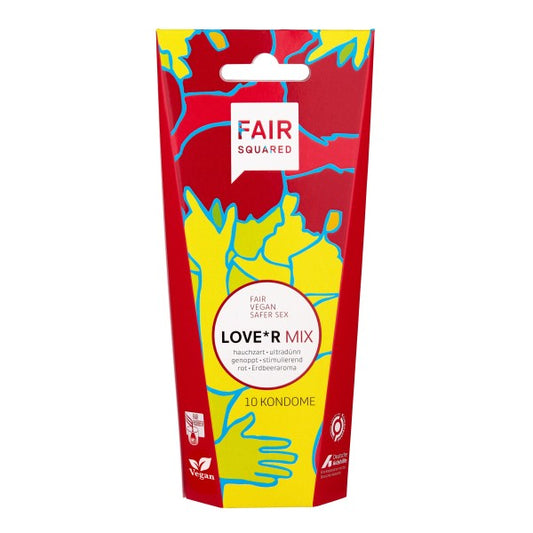 Vegan Condoms MIX 10 pcs - Fair Squared Love*r