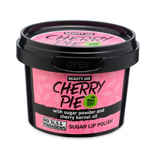 Beauty Jar "CHERRY PIE" Απαλό peeling χειλιών, 120gr