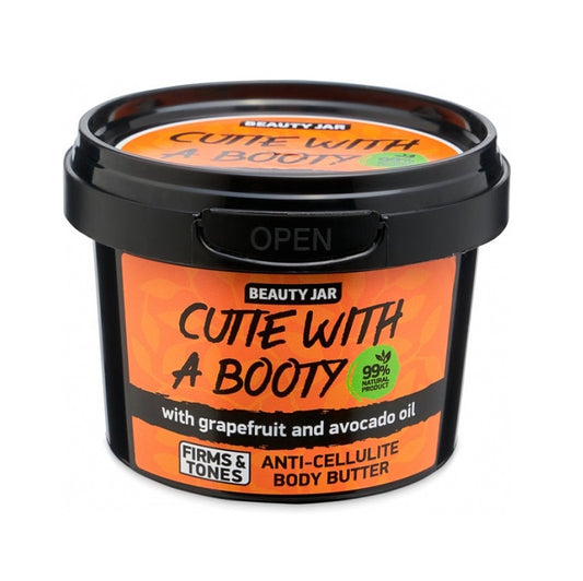 Beauty Jar "CUTIE WITH A BOOTY" Βούτυρο σώματος κατά της κυτταρίτιδας, 90gr