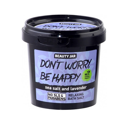 Beauty Jar "DON'T WORRY, BE HAPPY" Relaxing bath salts, 200gr