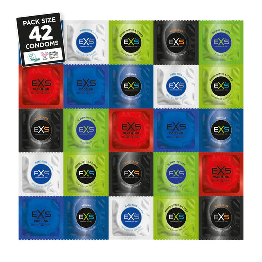 Condoms MIX pack of 42 pcs - EXS Variety Pack Condoms