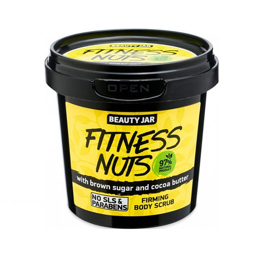 Beauty Jar "FITNESS NUTS" Συσφικτικό scrub σώματος, 200gr