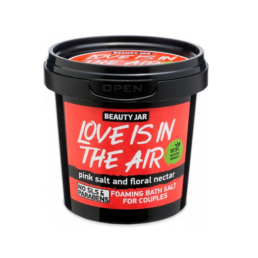 Beauty Jar "LOVE IS IN THE AIR" Αφρώδη άλατα μπάνιου για ζευγάρια, 200gr