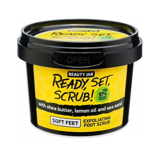 Beauty Jar "READY, SET, SCRUB!" Scrub πόδιων, 135gr