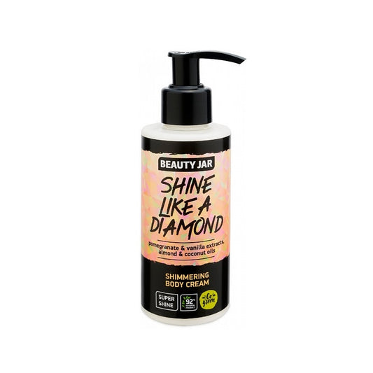 Beauty Jar "SHINE LIKE A DIAMOND" Κρέμα σώματος με shimmer, 150ml