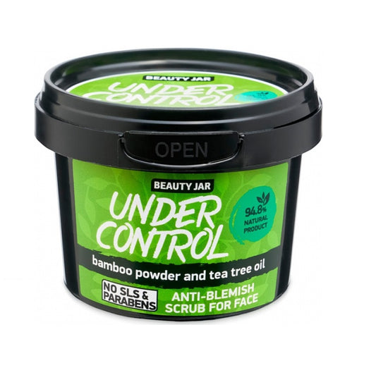 Beauty Jar "UNDER CONTROL" Facial scrub for acne prone skin, 120gr