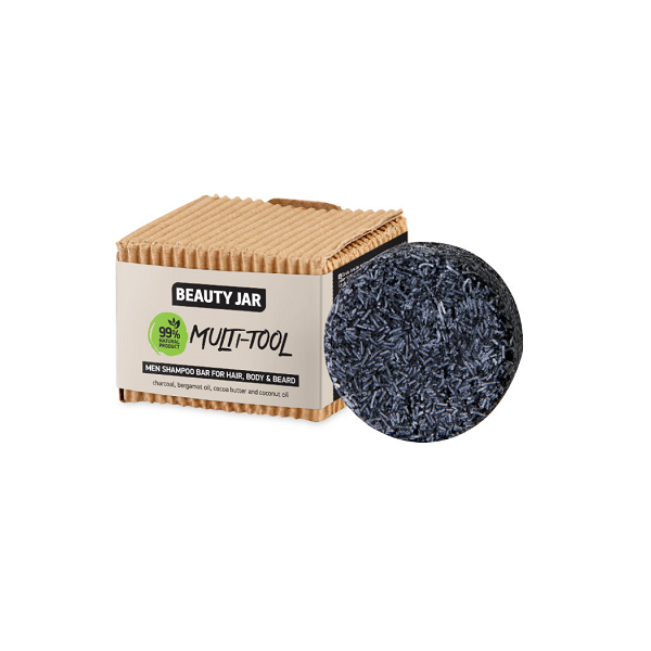 Beauty Jar "MULTI-TOOL" Men's Shampoo Bar for Hair, Body and Beard 60gr