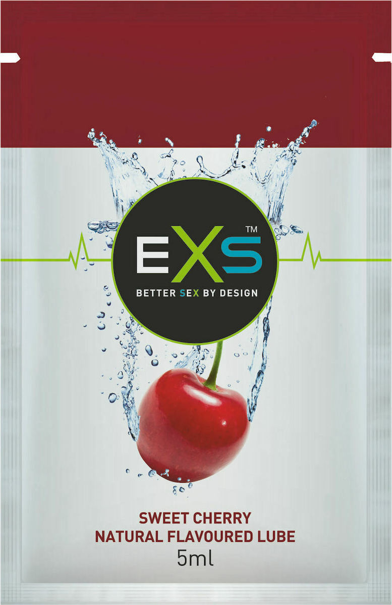 Cherry Flavored Lubricant 5ml - EXS Lube Sweet Cherry Natural