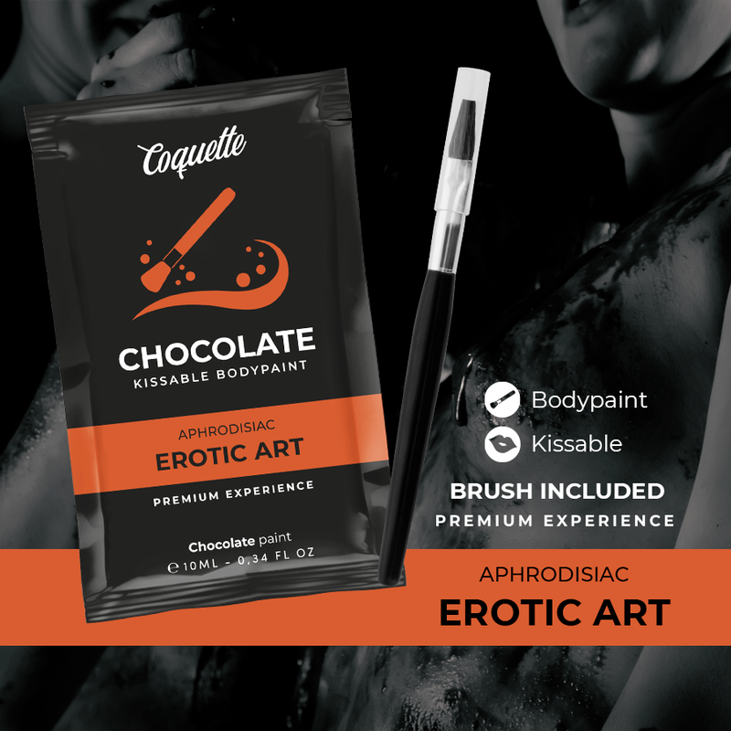 Μπογιά Σώματος Σοκολάτα - Coquette Kissable Bodypaint
